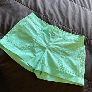 Sea foam green women’s shorts